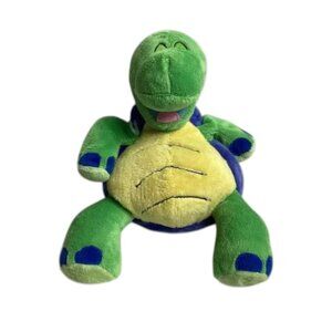 Nuby Luv n' Care Tickle Toes Turtle Giggles Sound Plush Stuffed Animal Baby Toy
